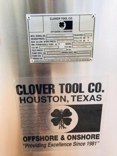 Clover Tool Co. 20,000 PSI BOP Test Unit ( CTU-20P-D1-4B ) available for sale